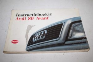 17803260 – 8A00001992 – Instructie Boekje